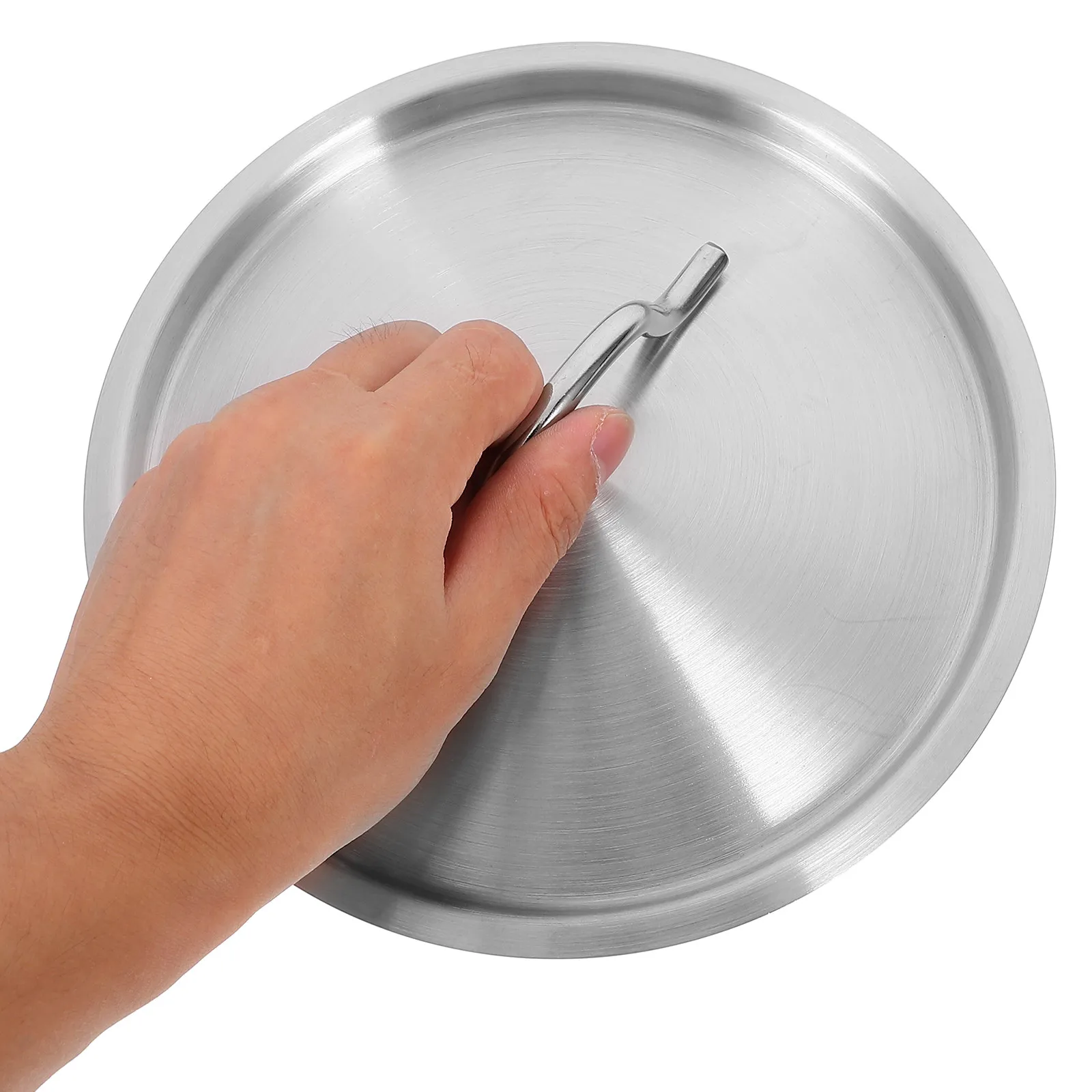 Premium Stainless Steel Universal Pot Lid for Frying Pan Wok Cauldron Iron Pot Smooth Flat Design Tight Seal Mess Free Cooking