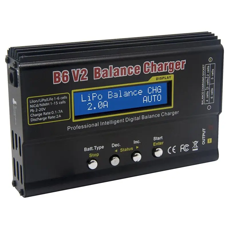 

PORK-1Set Aircraft Model Lithium Battery Car Model Ni-MH Smart Balance 7A US Plug