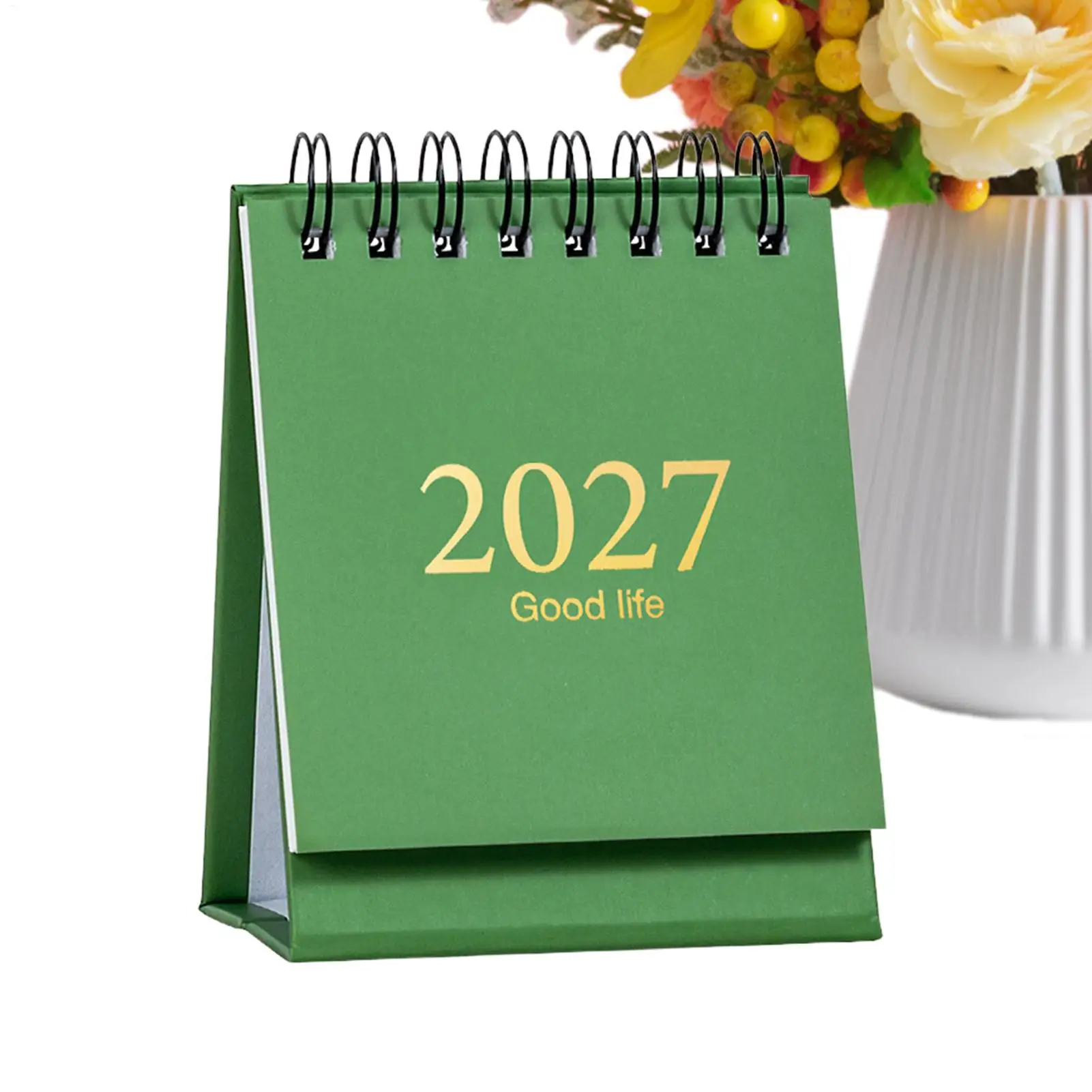 2027 Mini Desk Calendar Large English Calendar Books Annual To Do List Monthly Daily Planner Time Manegement Desk Calendar