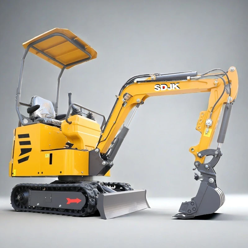 Mini Digger machine 1 ton Earth-moving Machinery with best price Mini Excavator Hydraulic system Crawler Small Excavator