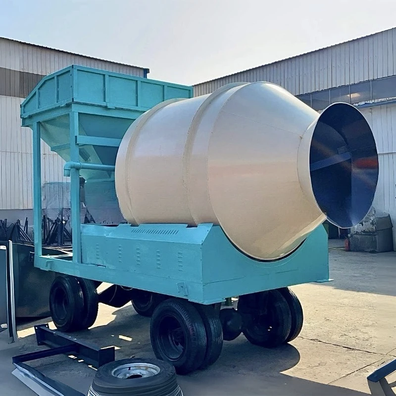 Concrete Quick Mixing Machine, Automatic Foundation-free Roller for Construction Site
