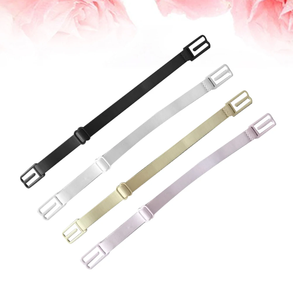 

4 Pcs Anti-slip Adjustable Shoulder Straps Non-Slip Bra Support For Vest Halter Tops Summer Double Bras Ladies Underwear