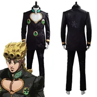 JoJo's Bizarre Adventure Golden Wind Giorno Giovanna Cosplay Costume Outfits Halloween Carnival Suit