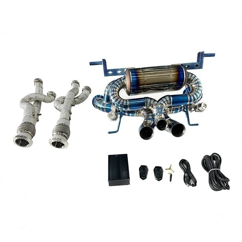Hot Sell High Performance Exhaust System for AVENTADOR S (LP740)  Downpipe and Titanium RACE Exhaust
