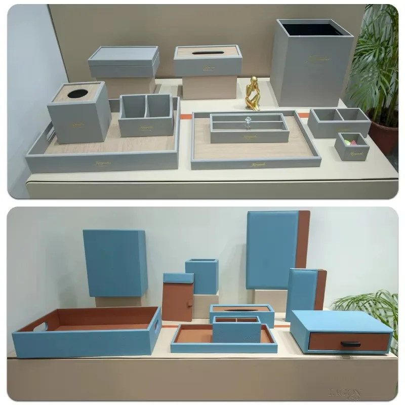 

Leasylife Luxury Hotel Room Storage Set Custom Eco-Friendly Hotel Supplies Accessories Facilities Set