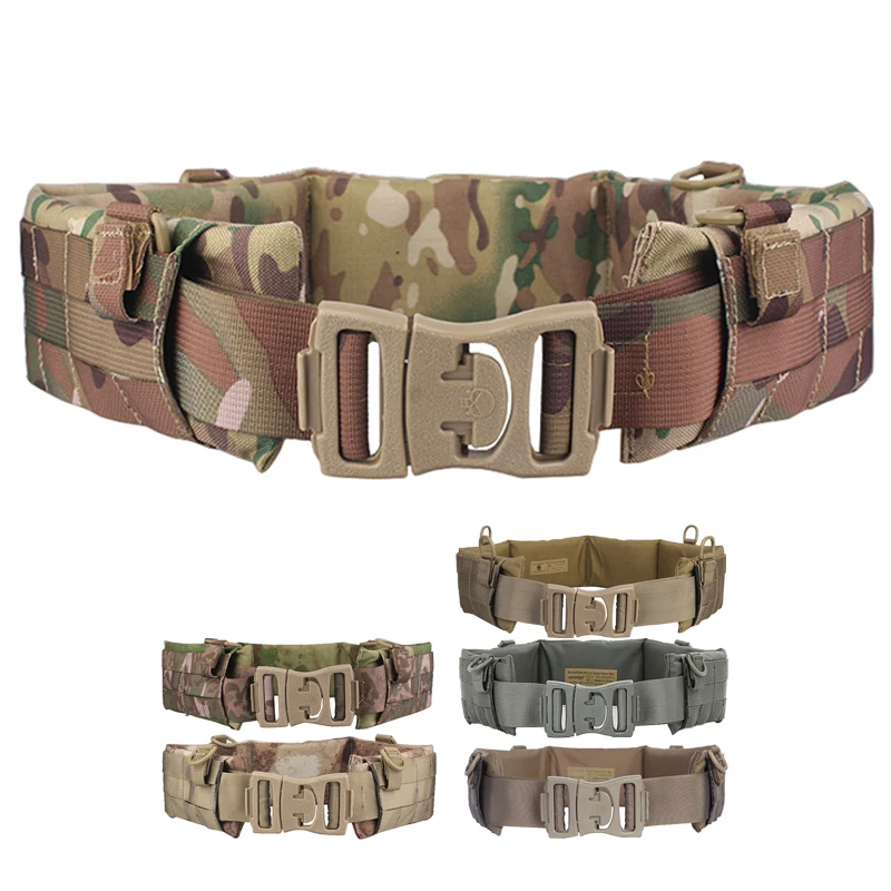 

Emersongear Tactical MOLLE Padded Patrol Belts Waist Strap Airsoft Hunting Outdoor Hiking Camping Combat Sports Trekking EM9153