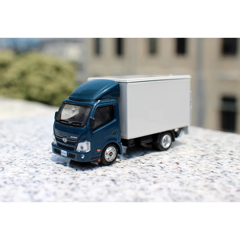 

HP936Литой крошечный масштаб 1:76, Hino Dutro Light Truck Van, модель автомобиля из сплава, Коллекционная игрушка, подарок, сувенир, украшение для дисплея