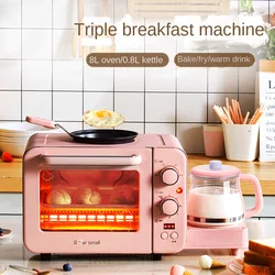 Breakfast machine multi-function electric oven toaster electric kettle toaster three-in-one breakfast artifact household