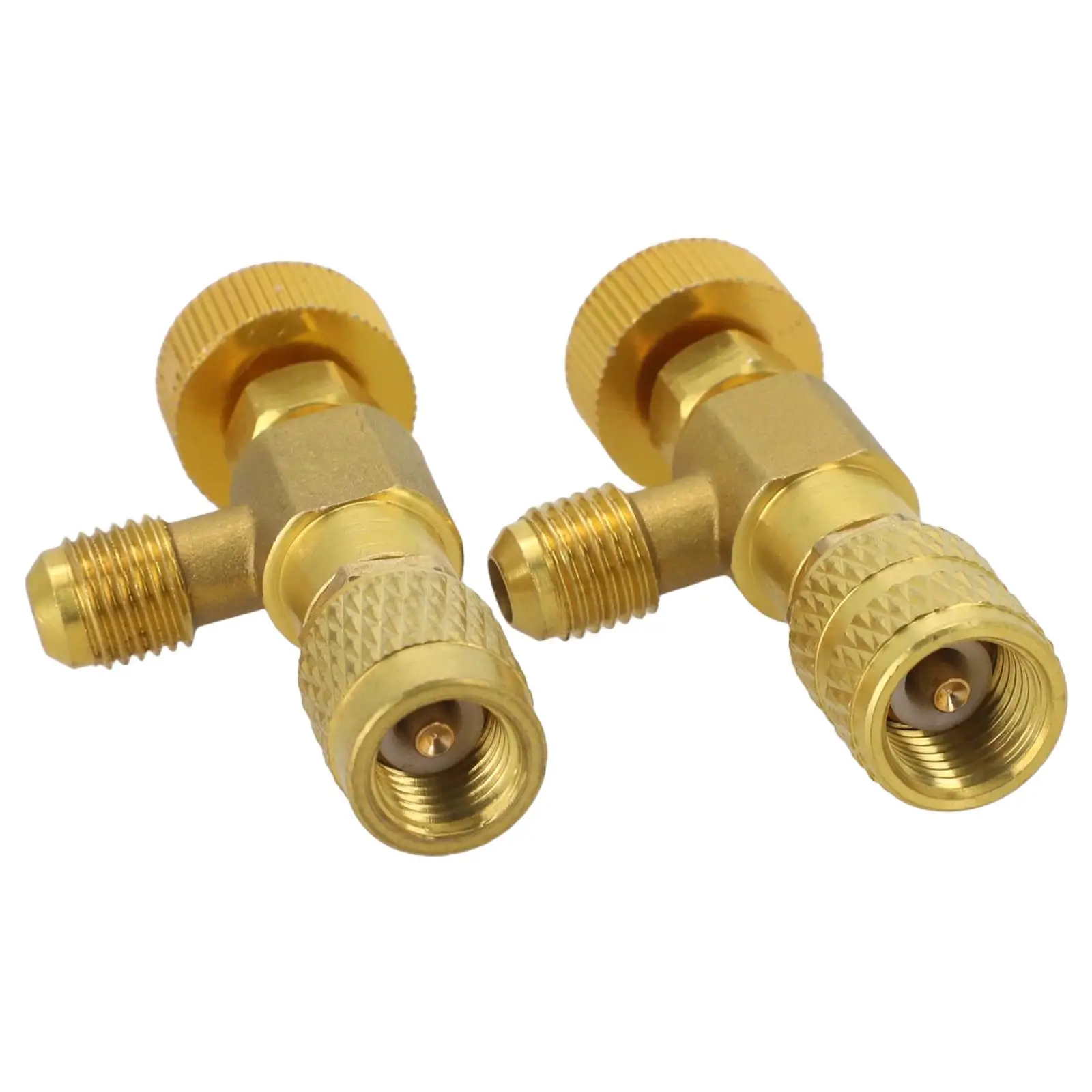 Adapter Safety Valve Air Conditioning Cooler Cooling Copper Female: 5/16” Home Improvement Male: 1/4\\\\\\\\\\\\\\\