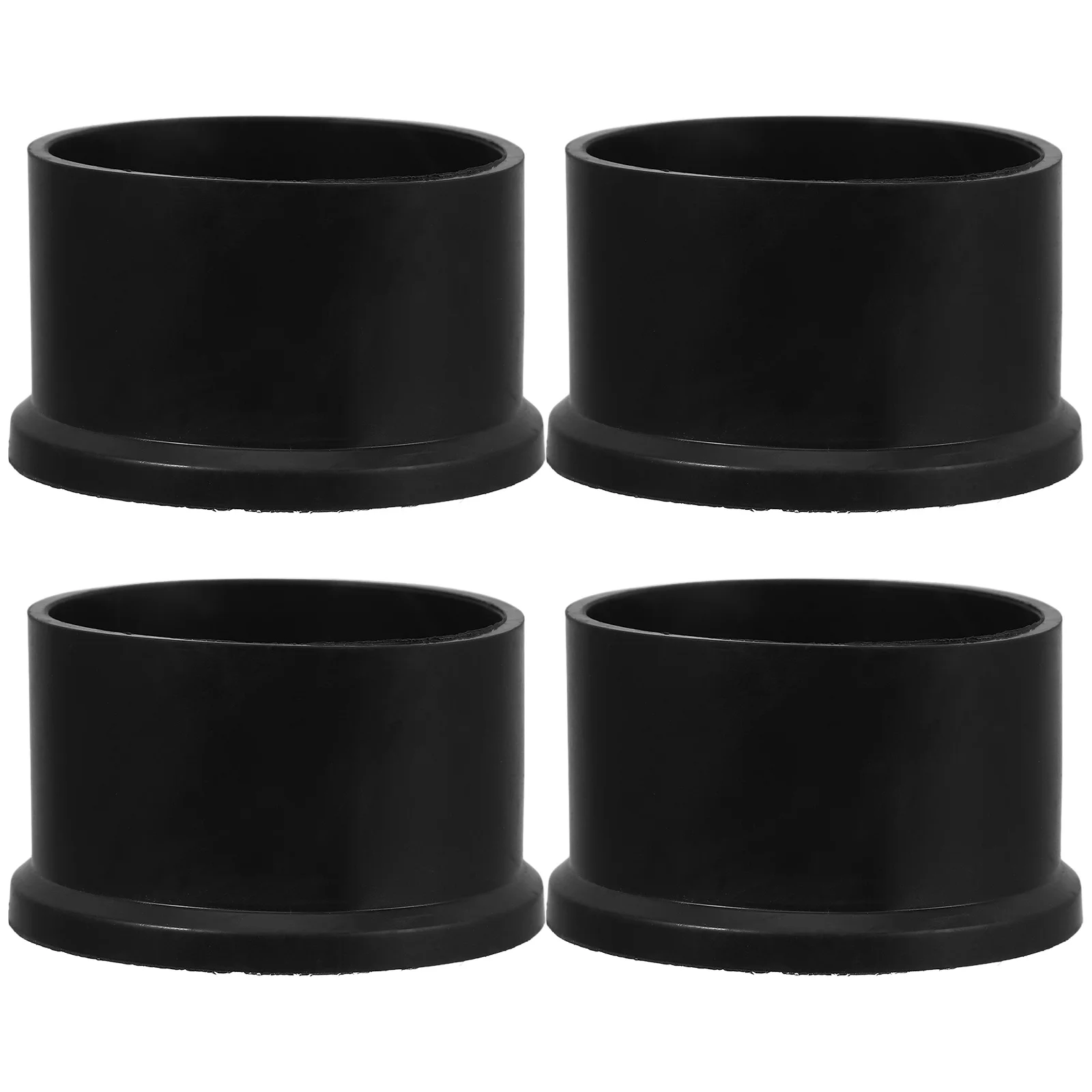 

4pcs Rubber Chair Leg Caps Round Floor Protectors Anti-Slip Waterproof Furniture Leg Covers End Tips For Table Stool Hardwood