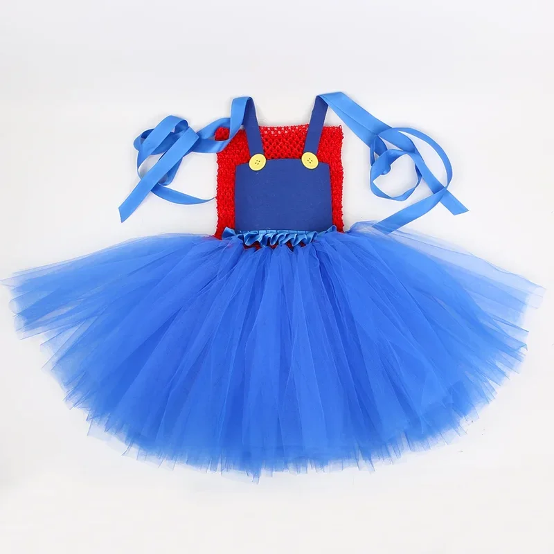 RT01 Костюм Мериса Луиджи, детское платье-пачка супер братьев в стиле аниме, нарядное платье для девочек, детская одежда на Хэллоуин, карнавал, вечеринку Co * JK2