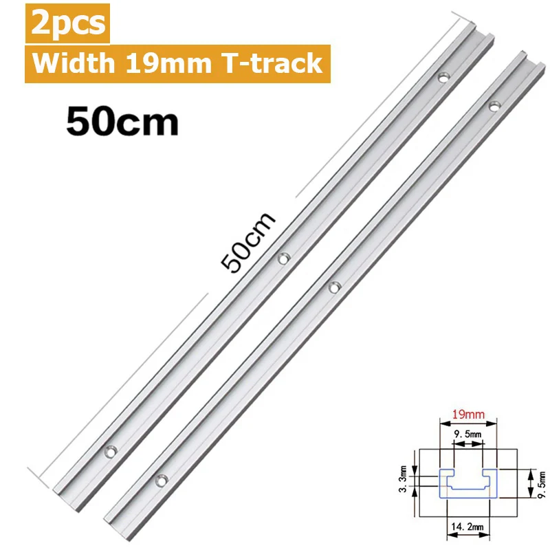 Holzbearbeitung DIY Werkzeug Aluminiumlegierung Gehrungsschiene Holzbearbeitung T-Schiene T-Nut für Tischkreissäge Router Tisch – Detail 13
