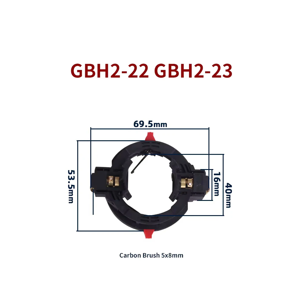 

Carbon Brush Holder Accessories for Bosch GBH2-22 GBH2-23 GBH2-26 GBH2-28 Carbon Brush Holder Hammer Impact Drill Accessories