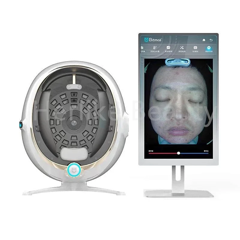 AI Intelligent Skin Analyzer Face Scnner Machine 3D Magic Mirror Digital Image Moisture Skin Detector Facial Analysis For Beauty