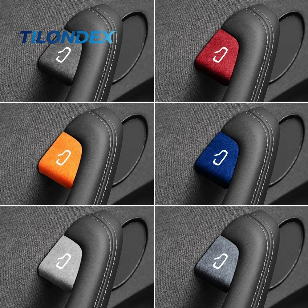 TILONDEX Italian Premium Suede For Tesla Model Y 2025 2026 Juniper Model 3 Highland 2024 2025 2026 Door Switch Patch Trim Sticke