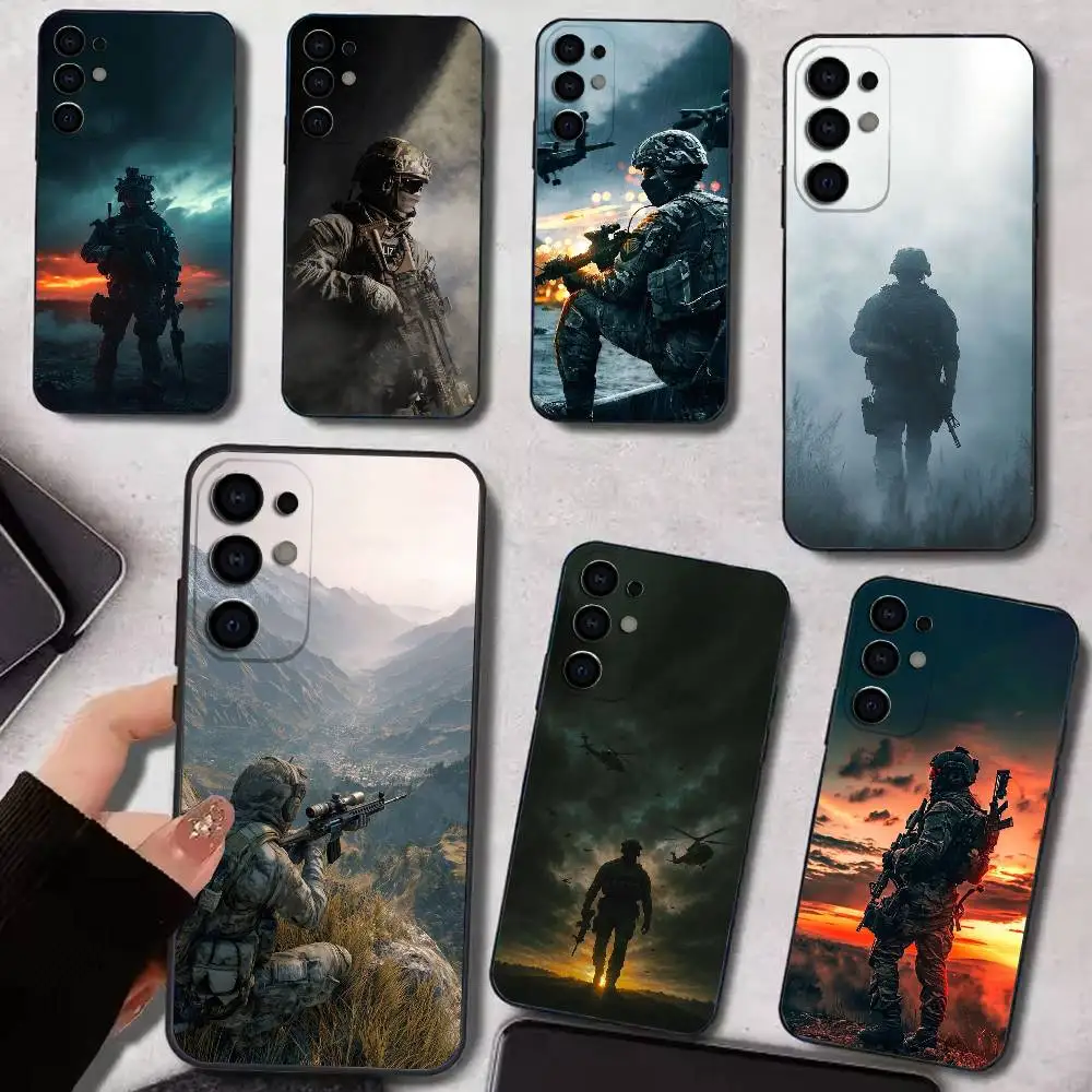 A-Army S-Special Forces   Phone Case For Samsung S25,S24,S21,S22,S23,S30,Ultra,S20,Plus,Soft Silicone Black Cover
