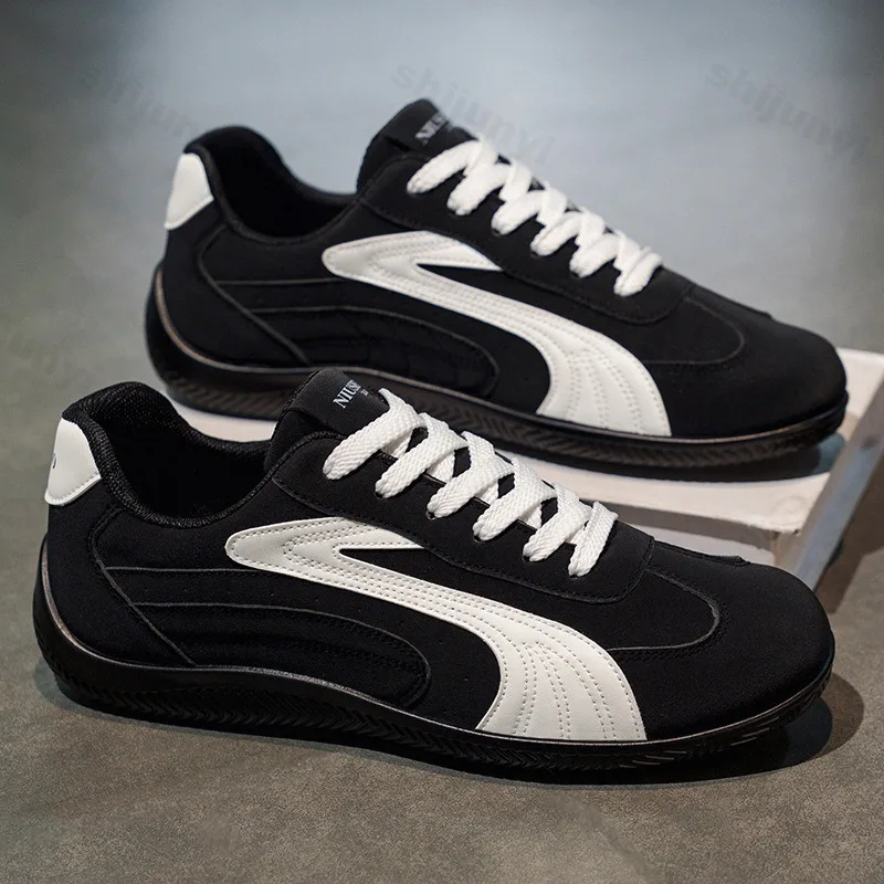 

Мужская повседневная спортивная обувь, осень 2024, удобные нескользящие дышащие уличные кроссовки, мужские туфли на плоской подошве с низким берцем, Zapatos Para Hombre