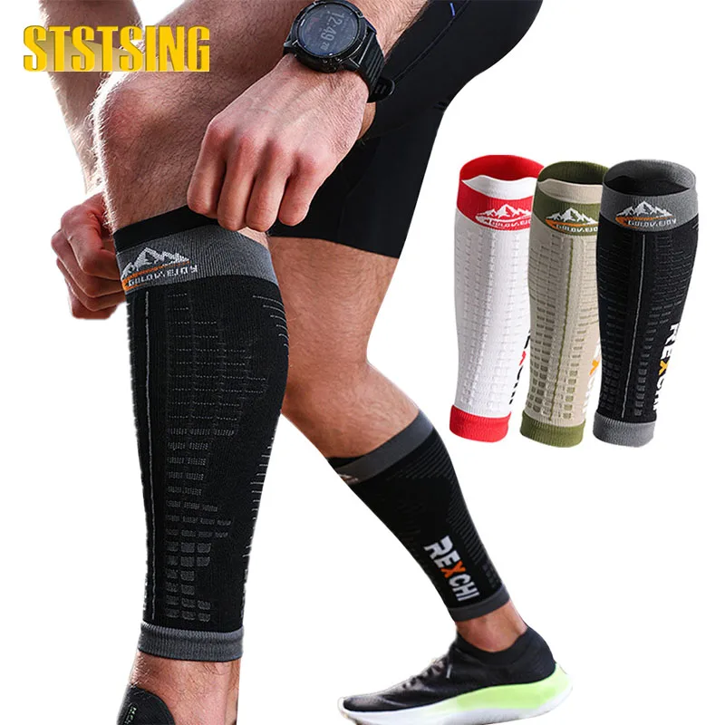 1 Pair Calf Compression Sleeves,Calf/Shin Splint Guard Sock,Great for Running,Cycling, Walking, Football Soccer,Cross Fit,Travel