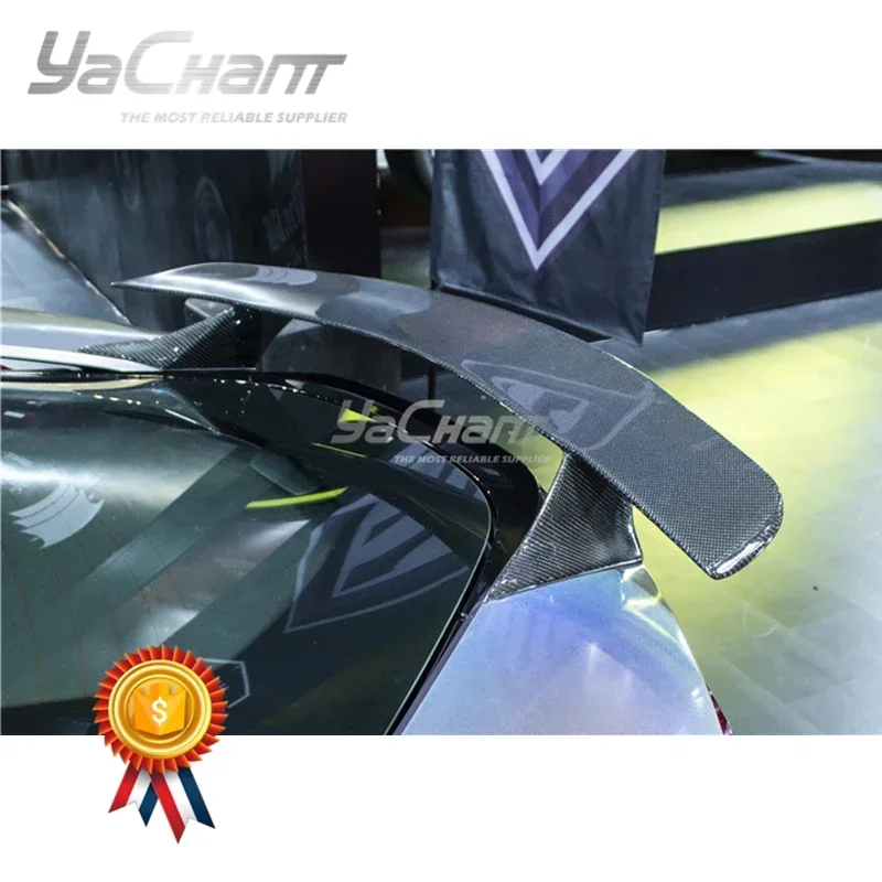 

Car-Styling Carbon Fiber Trunk GT Spoiler Fit For 2014-2017 i8 Electric BSK Style Rear Spoiler Wing