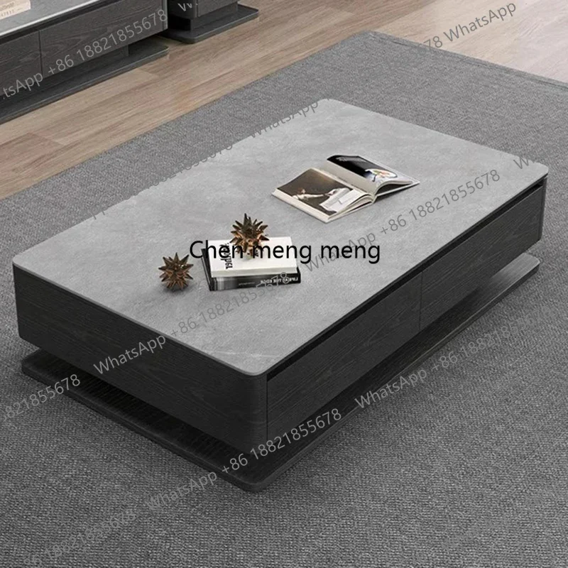 Moving Writing Coffee Table Luxury Modern Wood Living Room Side Table Designer Nordic Dinner Mesa Auxiliar Postmodern Furniture