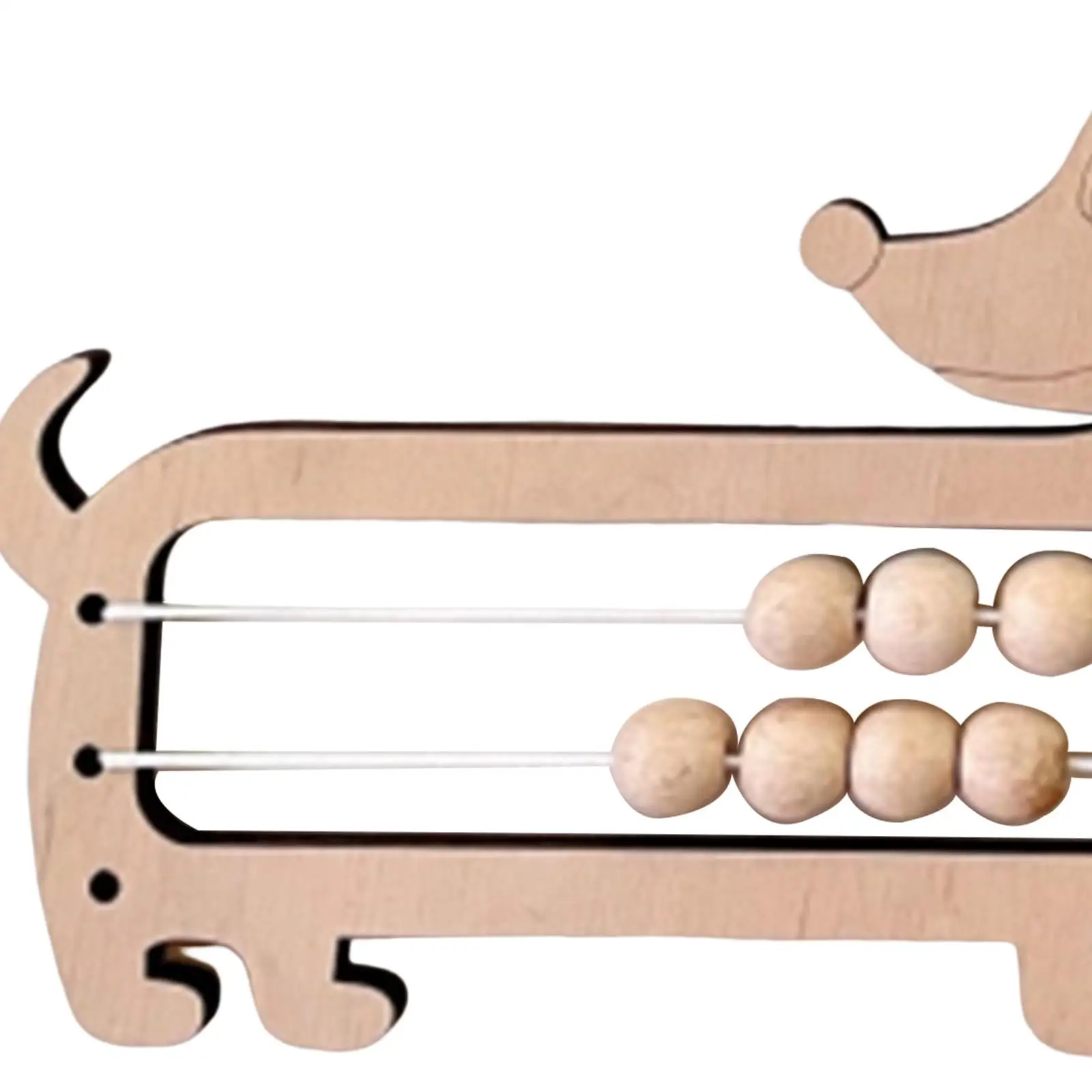 

3xMontessori Busy Board DIY Accessories Sensory Toy for Plane Travel Toys Bead Dog