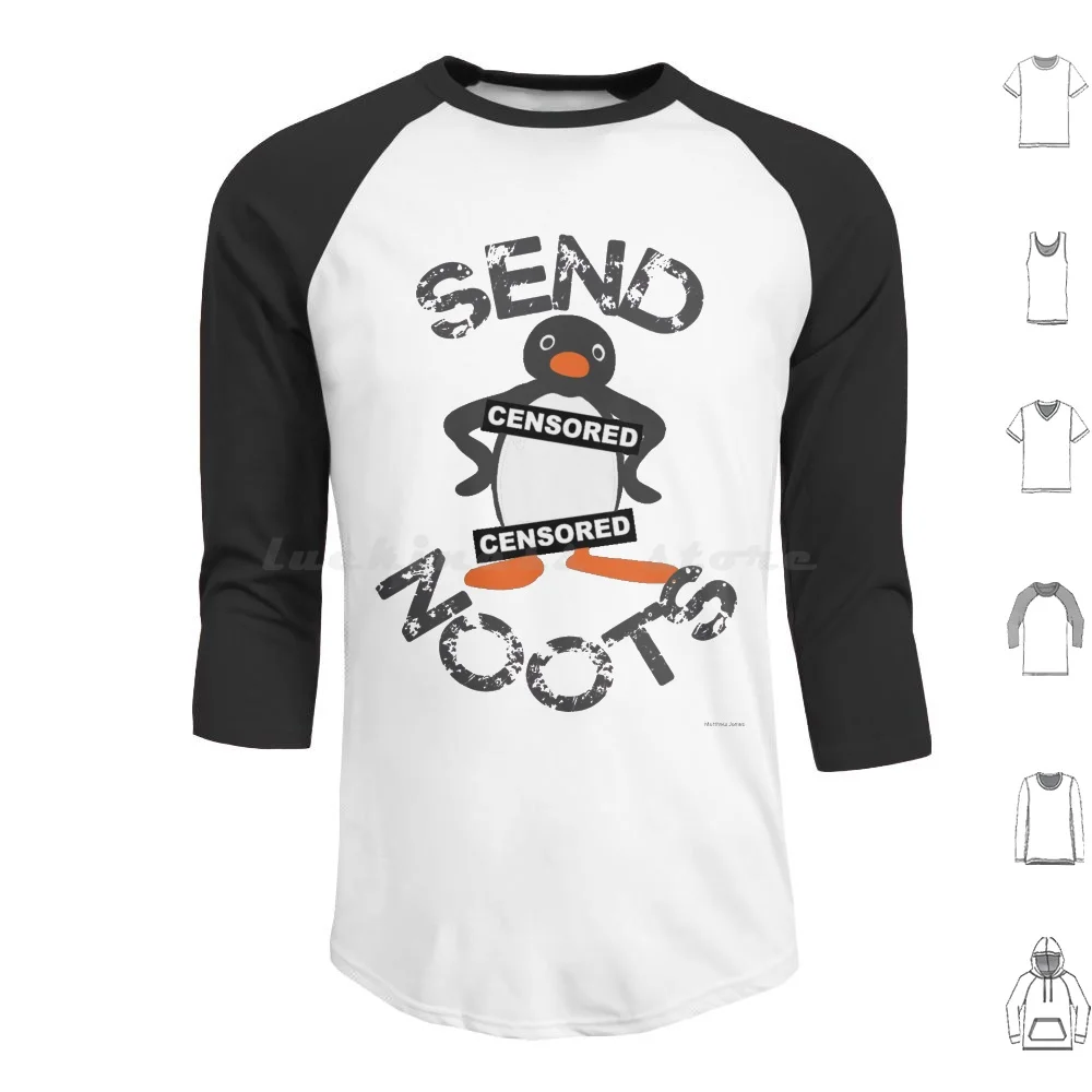 Send Noots Pls Hoodie Cotton Long Sleeve Noots Noot Nootnoot Animation 2d Penguin Benedict Cumberbatch