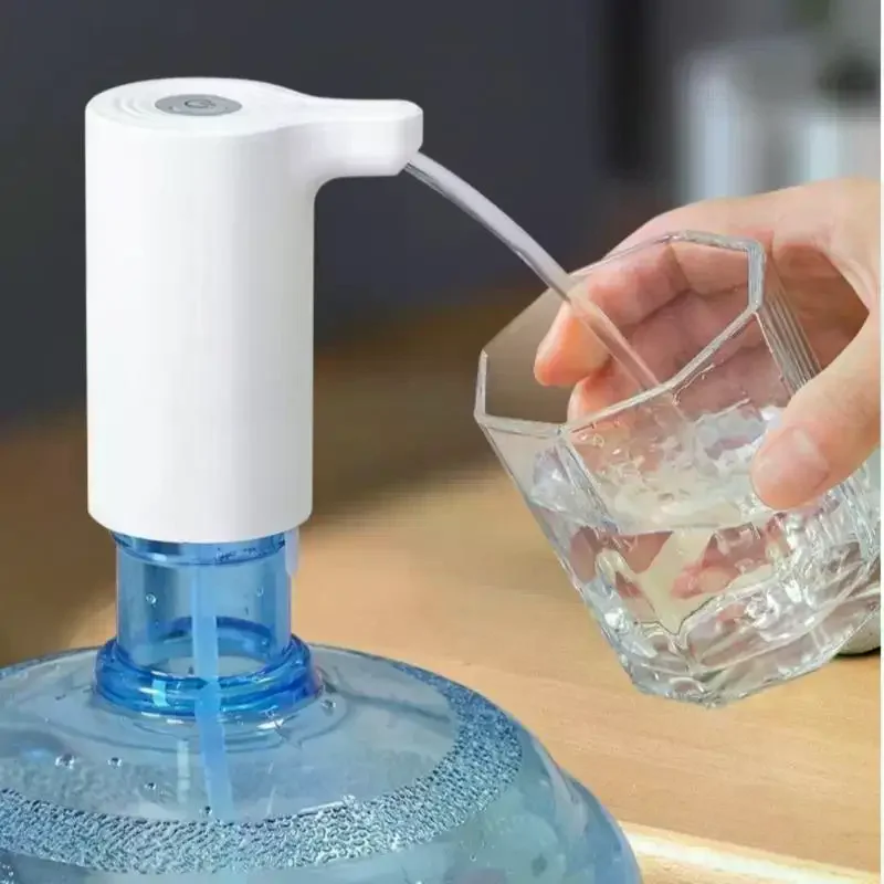 1 Set USB Charging Automatic Portable Leak Proof Bottle Pump Smart Electric Drinking Office Desk