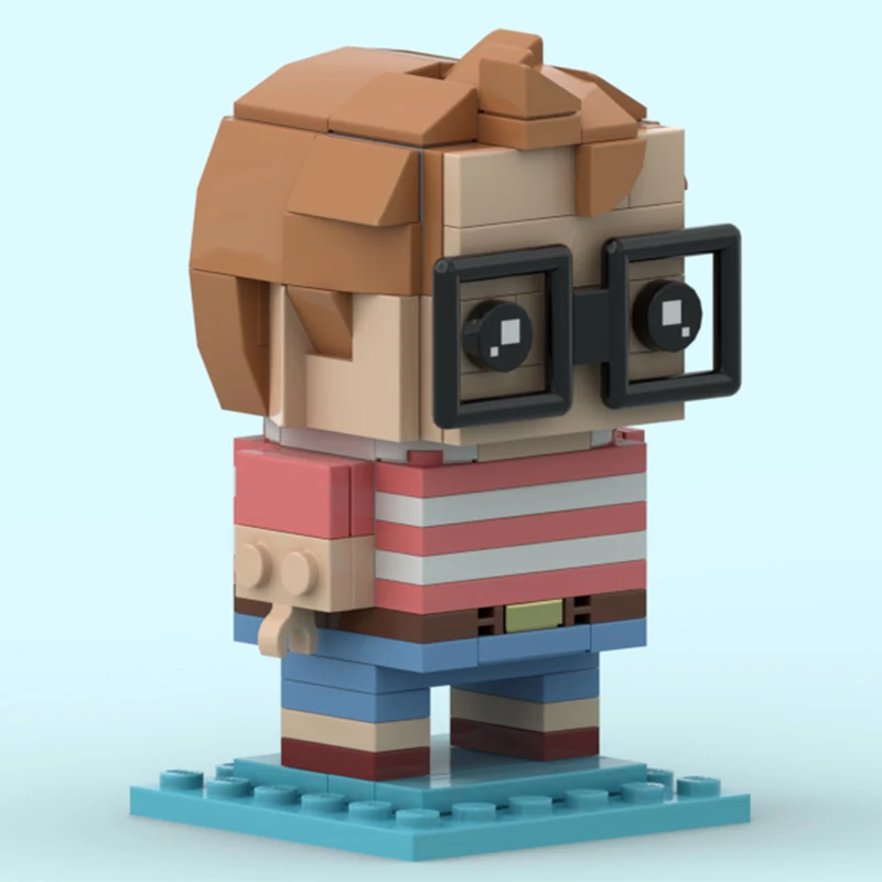 293 peças moc kiki, tombo e jiji estúdio galliers brickheadz blocos de construção presente de natal inspiram construção de criatividade ilimitada