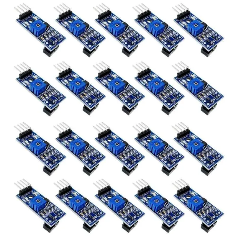 5-20Pcs TCRT5000 Infrared Reflective Sensor Module IR Photoelectric Switch Tracing Module for Arduino STM32 Smart Car Robot