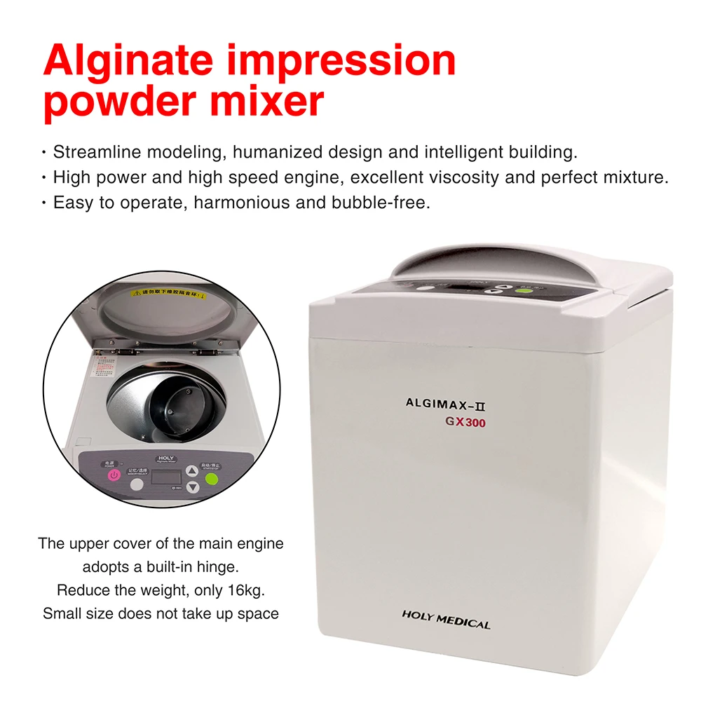 Dental Automatic Alginate Mixer Gypsum powder mixing Machine Dental Laboratory Equipment