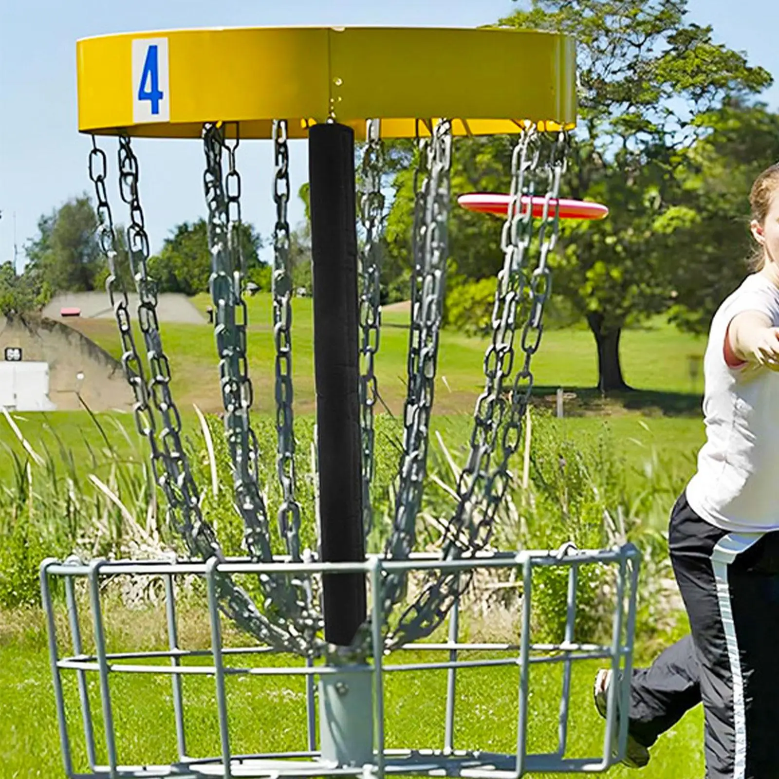 Quiet Disc Sports Sound Barrier for Golf Basket Chain Shock Absorption Rainproof Anti Slip Portable