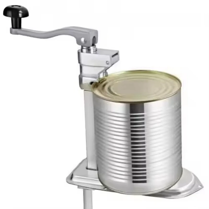 Heavy duty manual can opener, heavy duty can opener, gold plated, adjustable, suitable for restaurant kitchens, hotel bars