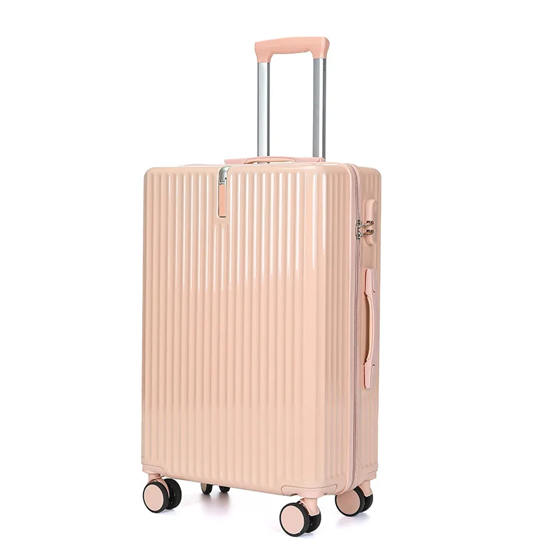 

(001）Trolley case suitcase universal wheel zipper 20 female and male students strong and durable password leather 24 inches