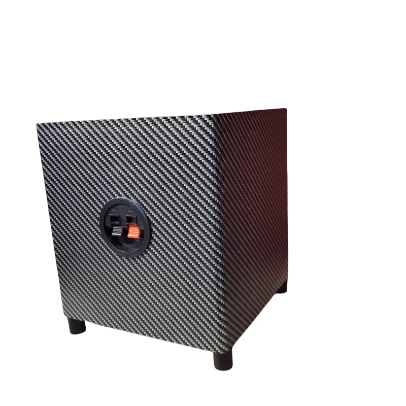 2Pcs Brand New Pvc Decorative Test Sound Box Suitable for Home Audio Decoration and Desk Placement