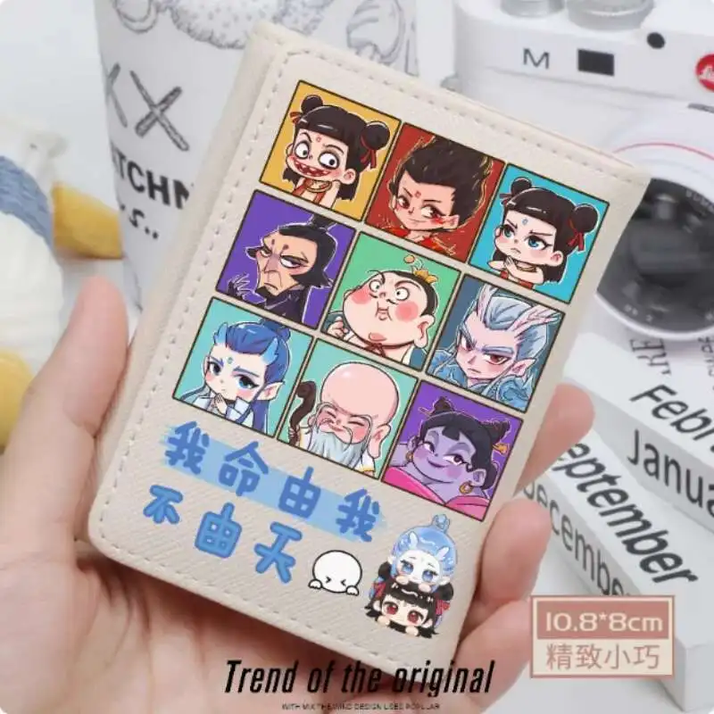 

Anime Nezha 2 Aobing Fashion Wallet PU Purse Card Coin Hasp Money Bag Cosplay Gift B2189 Anime