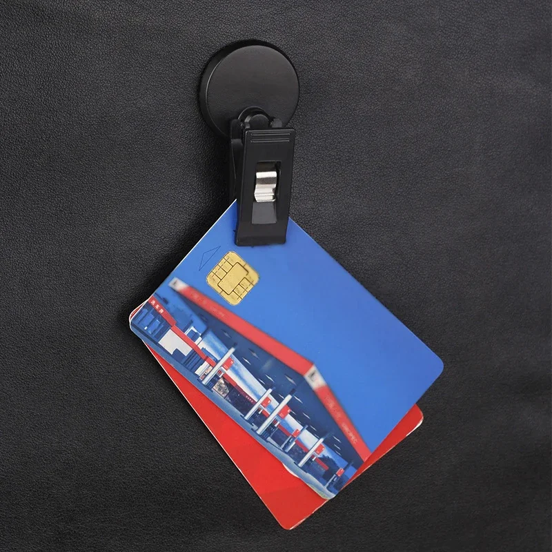 

2 Pack Universal Adhesive Car Organizer Clips Multi-Purpose Hook for Parking Tickets Cards Cables Plastic Car Accessories