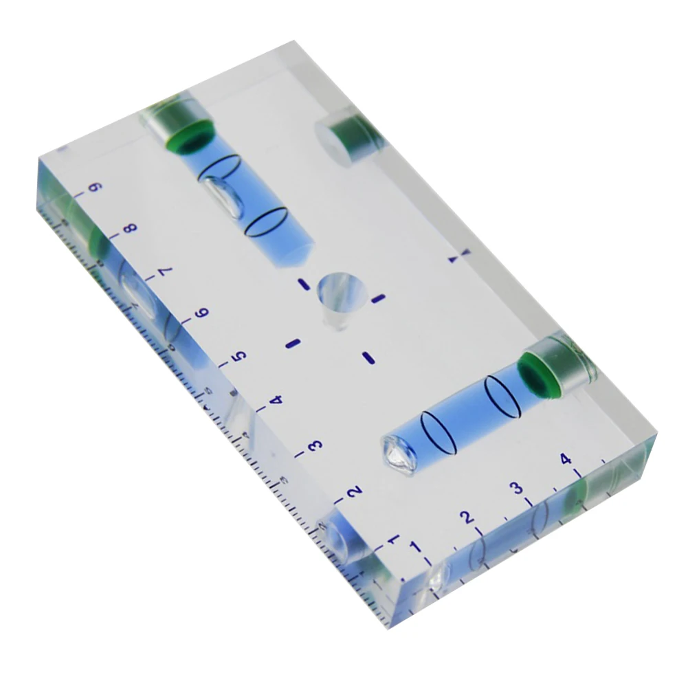 High Precision Transparent Two Direction Magnetic Level Bubble Level High-precision T-Bubble Level Located Transparent Levels
