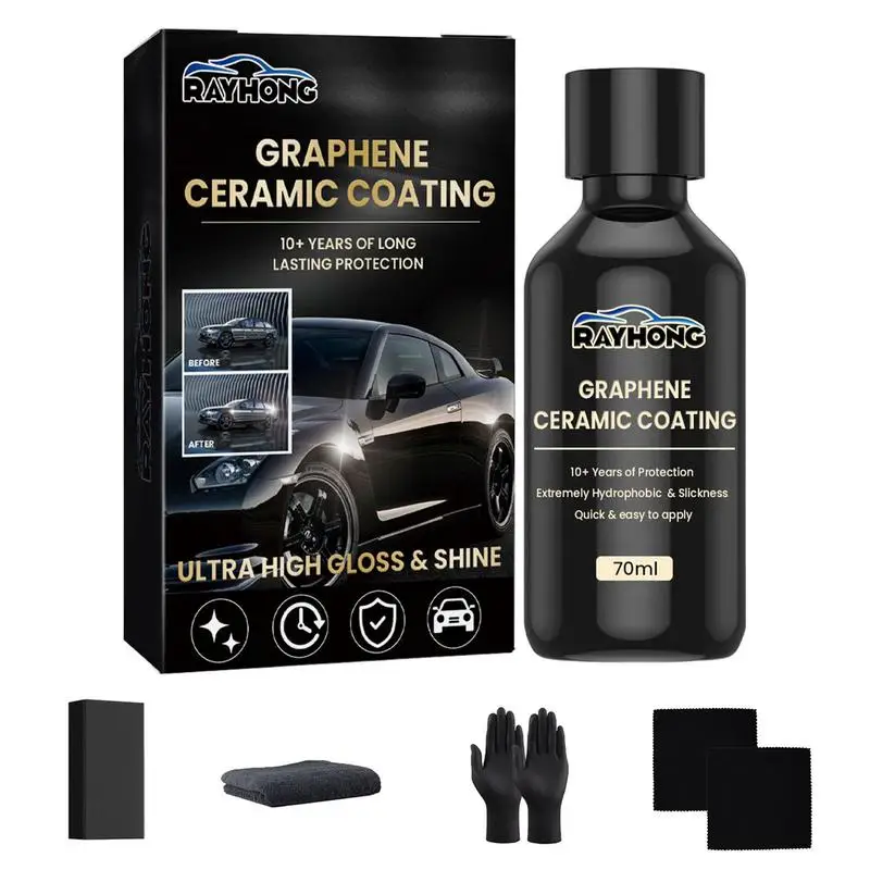 

Car Graphene Ceramic Coating Nano Hydrophobic Layer Polishing Paint Coating Agent Automotive Paint Care Articles For Cars