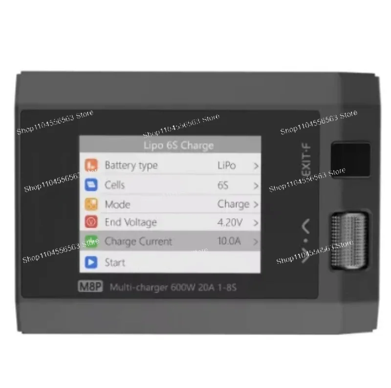 M8P 600W 20A DC Balance Charger Discharger: 1-8S LiPo Battery Checker, ESC Tester, Receiver