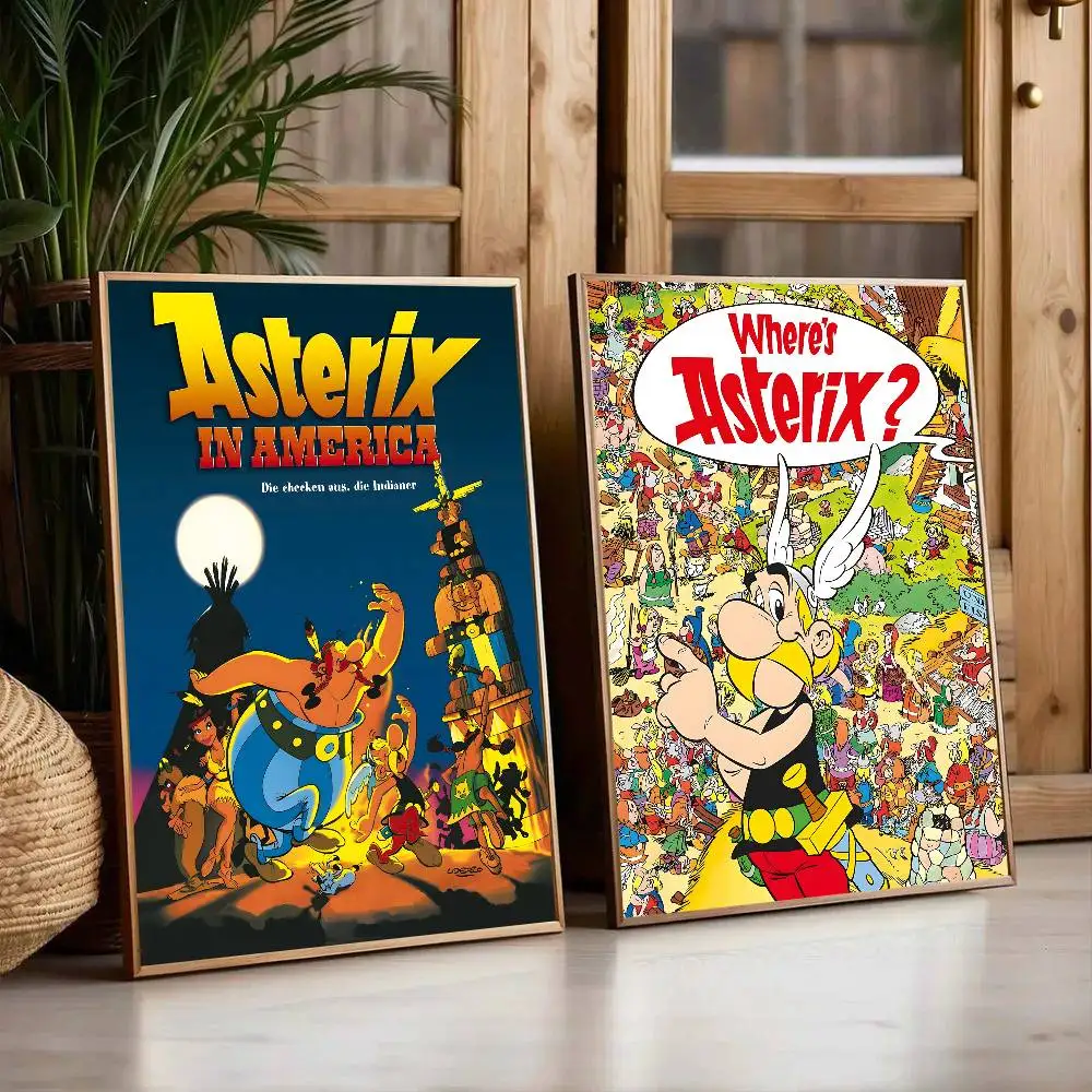 ملصق A-Asterix ملصق ذاتي اللصق - لا حاجة إلى غراء سهل الالتصاق وإزالة مثالية لديكور الغرفة