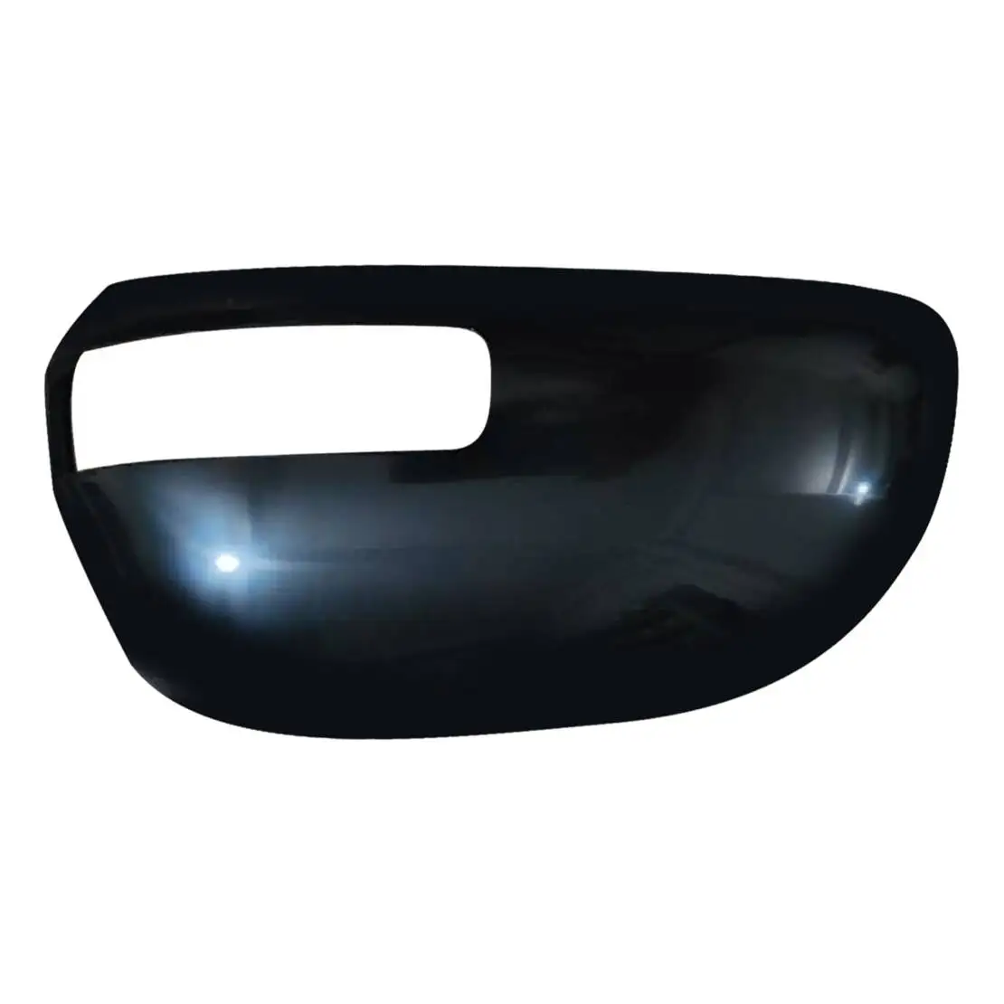 Unpainted Left Side Rearview Mirror Cover Cap Trim With Light Hole ABS Fit for Toyota RAV4 2006 2007 2008 2009 2010 2011 2012