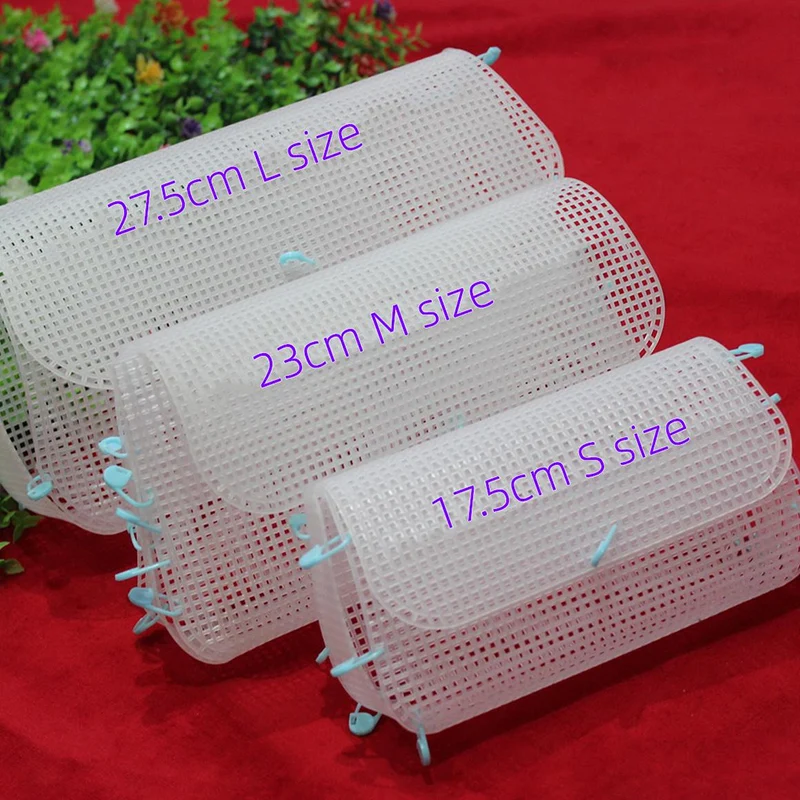 Knitting & Weaving Plastic Mesh Sheet Chenille DIY Bag Accessories Knit Helper