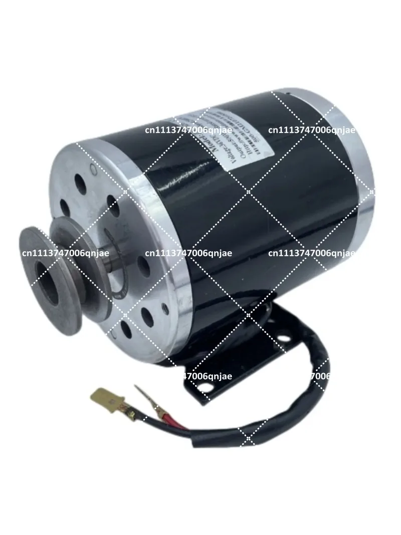 High Speed Kart Beach Car Motor 24V 36V 48V 500W 1000W Pulley Gear Upgrade for DIY Electric Vehicle