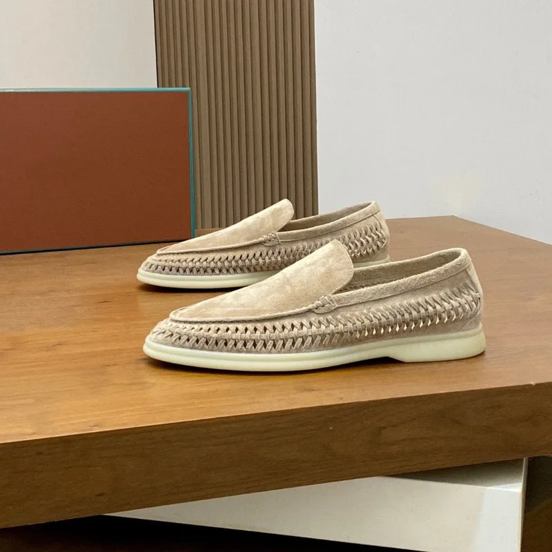 

26ss Classic Men's Casual Slip-on Loafers Breathable