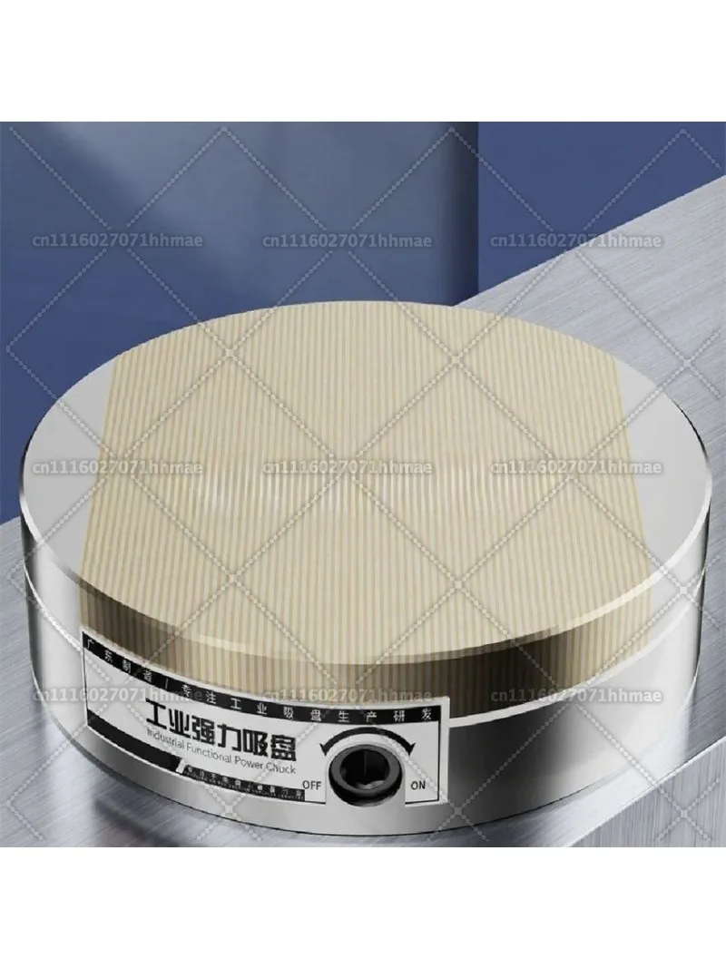 100mm Circular Permanent Magnet Suction Cup Permanent Magnetic Chuck Circular Grinding Disk for Machine Tools Lathes/Grinders
