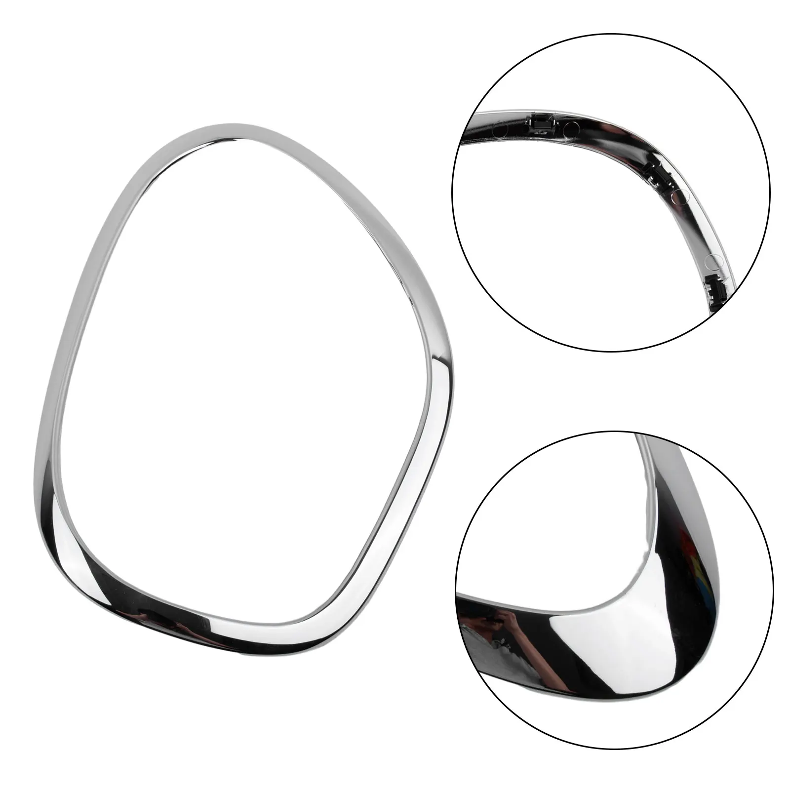 

For Mini Cooper Countryman Headlight Frame Lamp Cover Trim Driver Side Electroplated Silver Vehicle 51139801573