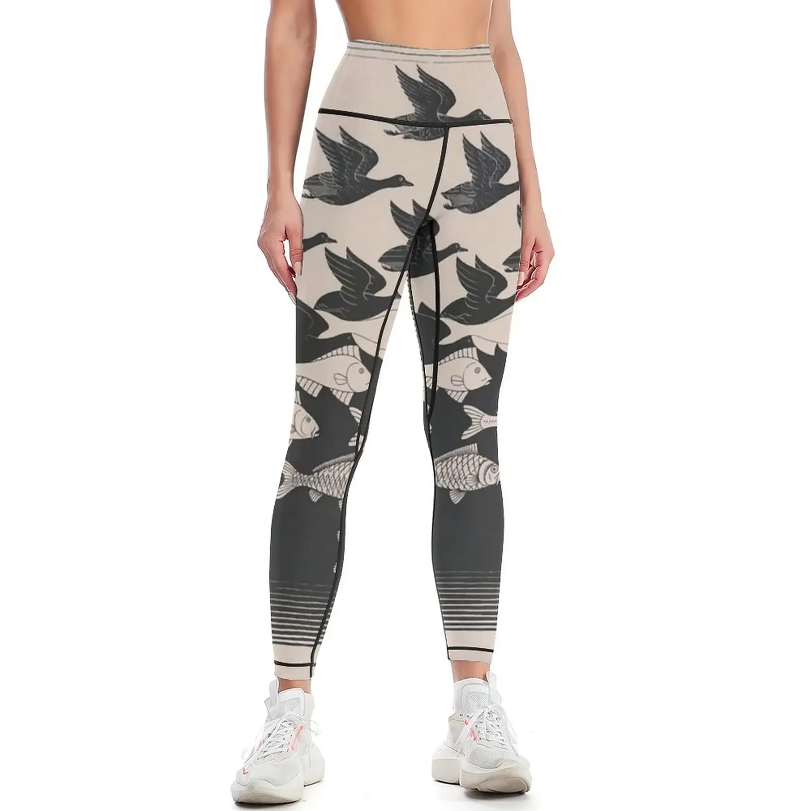 

Escher Leggings Clothing fitness Sweatpants sportswear gym active wear Womens Leggings