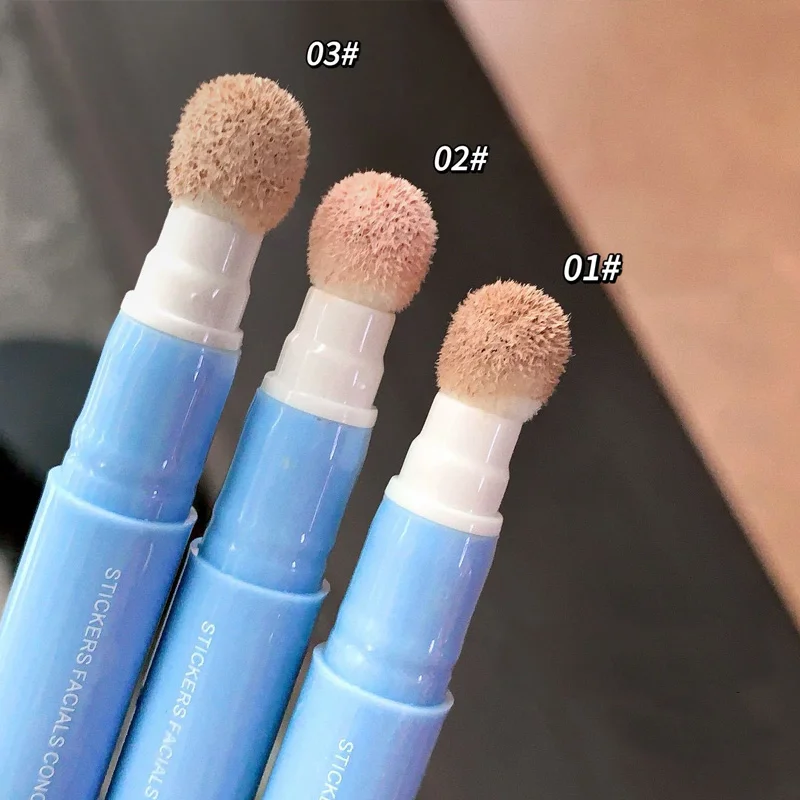 Novo corretivo facial loção caneta 2g cobertura completa de longa duração à prova dwaterproof água brilho cobrindo círculos de olho preto marcas de acne maquiagem