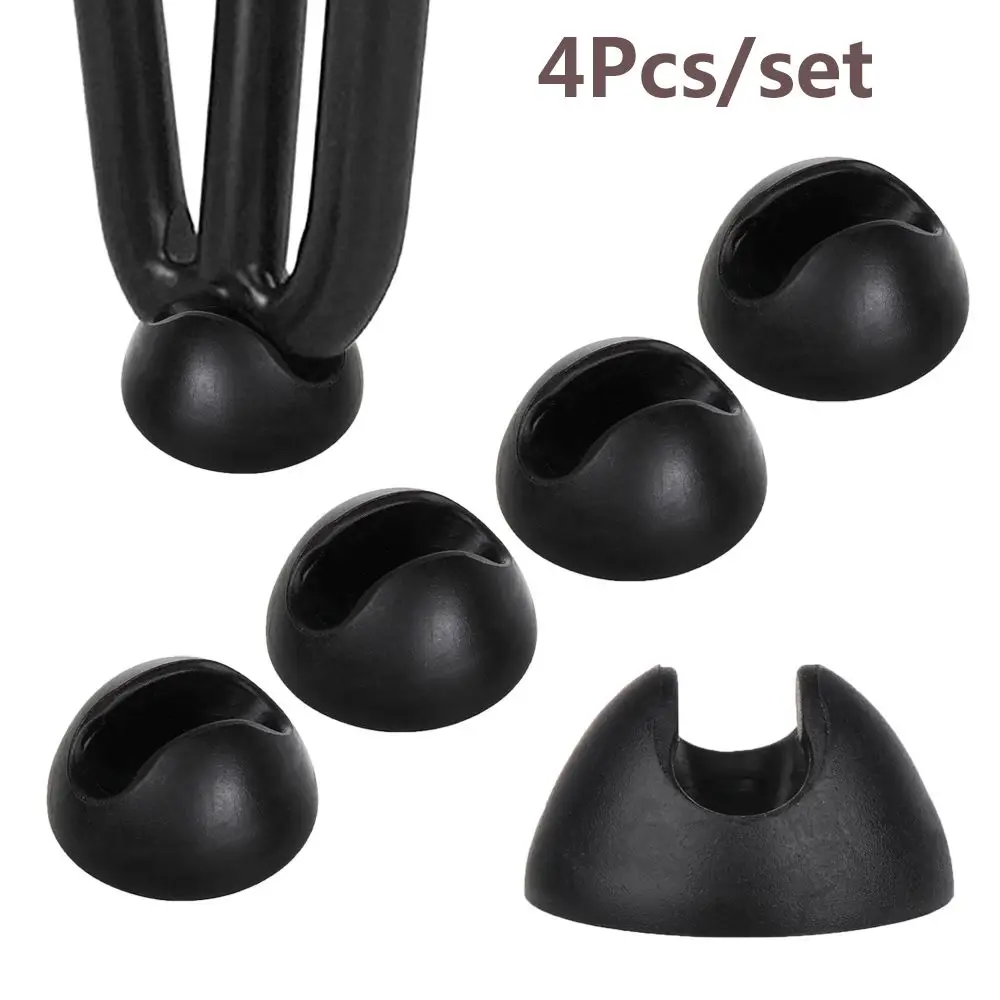 4Pcs/Set Chair Leg Caps Table Pads Furniture Feet Covers Table Chair Foot Covers Hairpin Floor Protector Protective Tip Pad