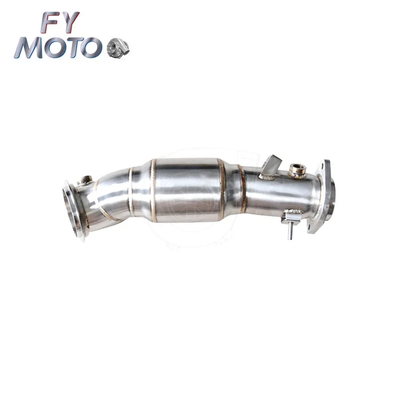 Catted Downpipe for S58 G80/G82 M2/3/4 G87 2020+ With Flexpipe EURO 5 Standard World Wide Two Years Quality Guarantee